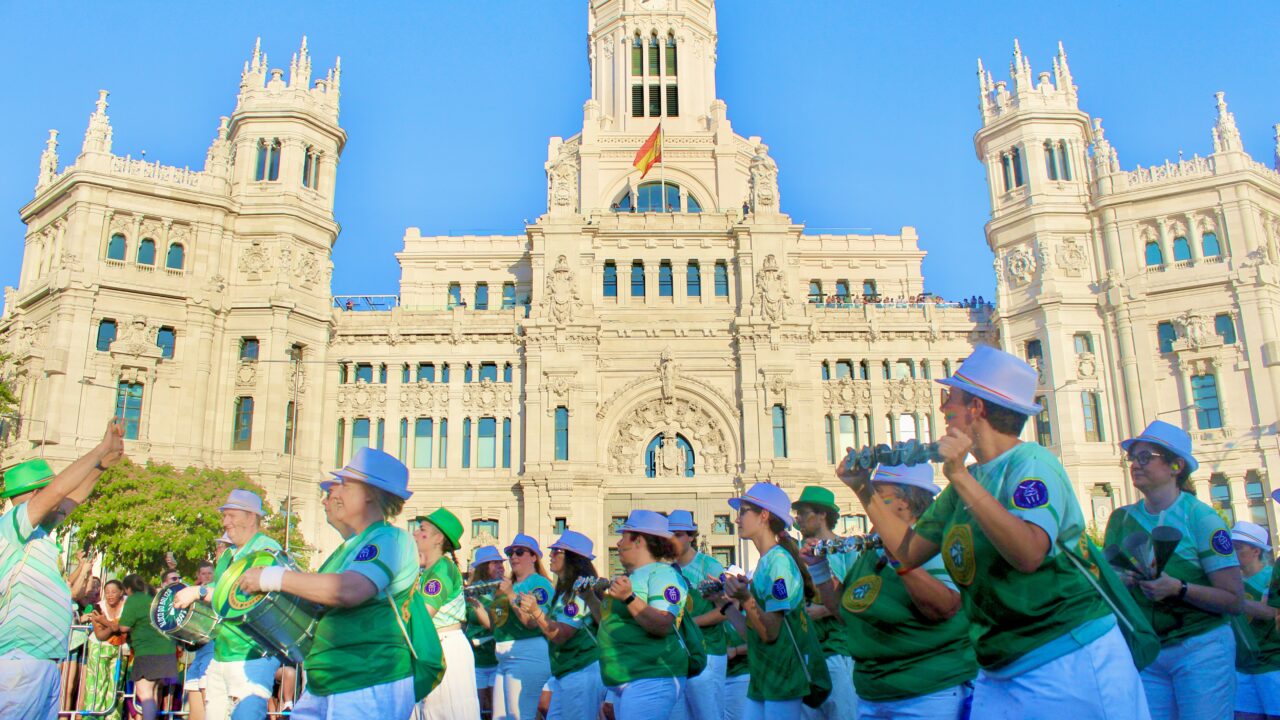 Bloco do Baliza en el Desfile del Orgullo Gay de Madrid 2024