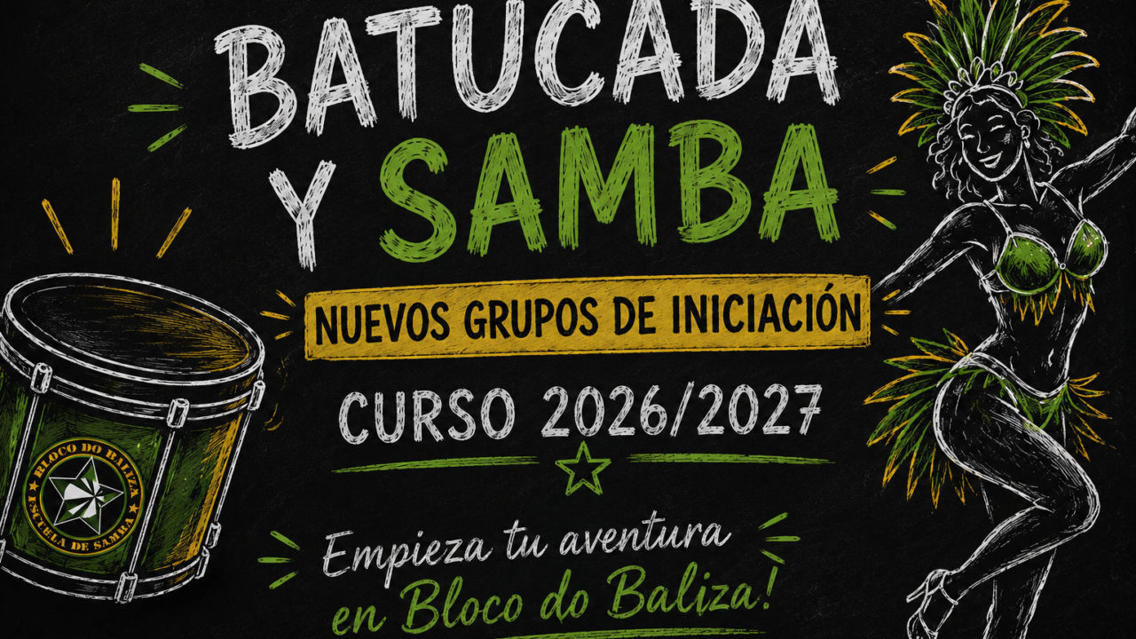 Batucada y Samba: Nuevos grupos de iniciación 2026-2027